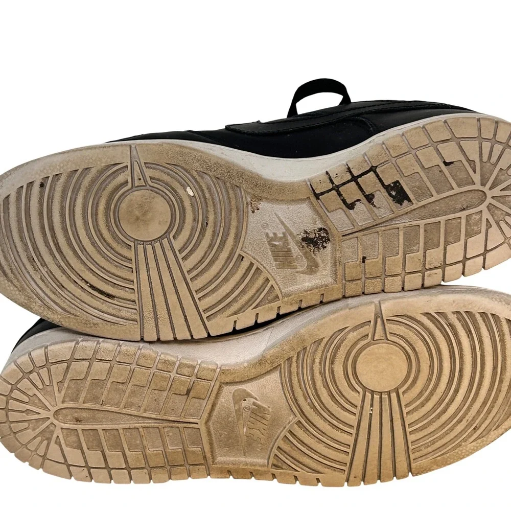 Nike Dunk Low Black Sneakers Shoes Men's 10.5 904234-003 2017‎